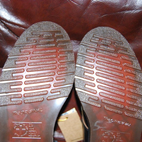 DR. Martens 1461 GHILLIE Black Smooth Leather Shoes US Men's size 8 Women's 9 - Picture 12 of 13